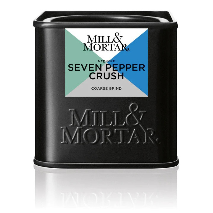Økologisk Seven Pepper Crush – peber med varme, dybde og masser af karakter.