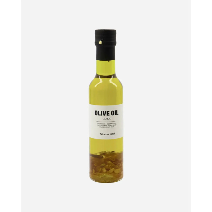 Nicolas Vahé delikatesser. Olivenolie med hvidløg.