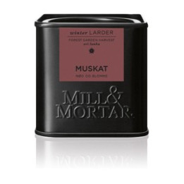 Mill og Mortar økologisk muskatnød.