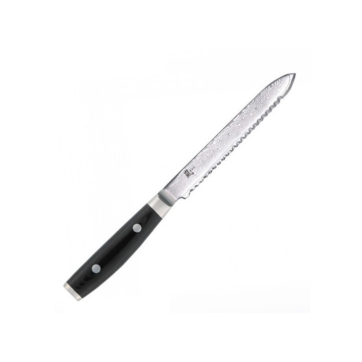 Yaxell RAN japansk tomatkniv og pølsekniv.