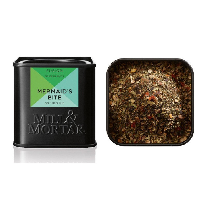 Mill og Mortar Mermaid Bite grillkrydderi. DM i grill
