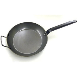 De Buyer stegepande i jern. 32 cm.