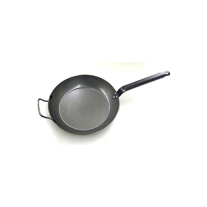 De Buyer stegepande i jern. 32 cm.
