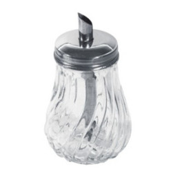 Strødåse til sukker. Sukkerstrøer i glas.
