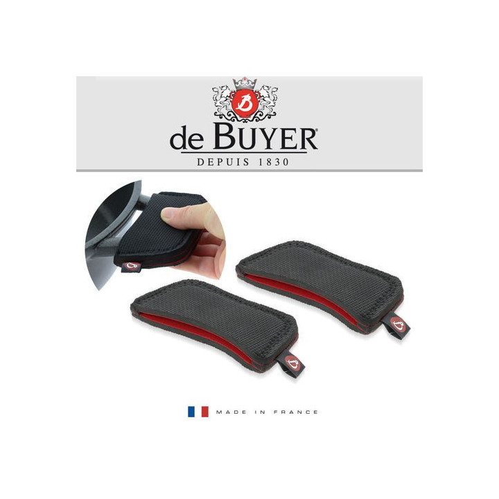 De Buyer grydelapper i neopren.