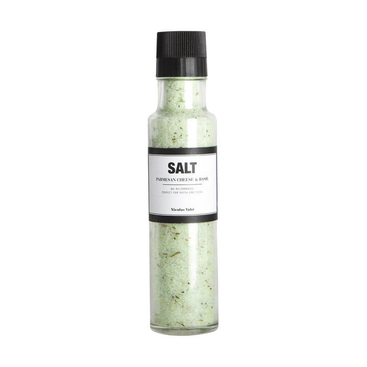 Nicolas Vahé delikatesser. Salt med parmesan og basilikum.