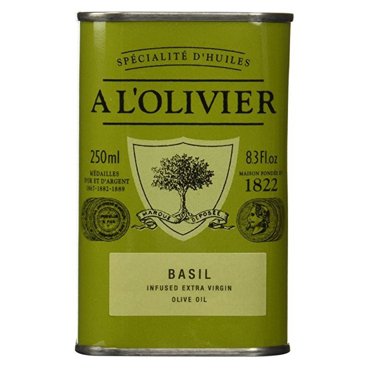 A L'olivier olivenolie med basilikum.