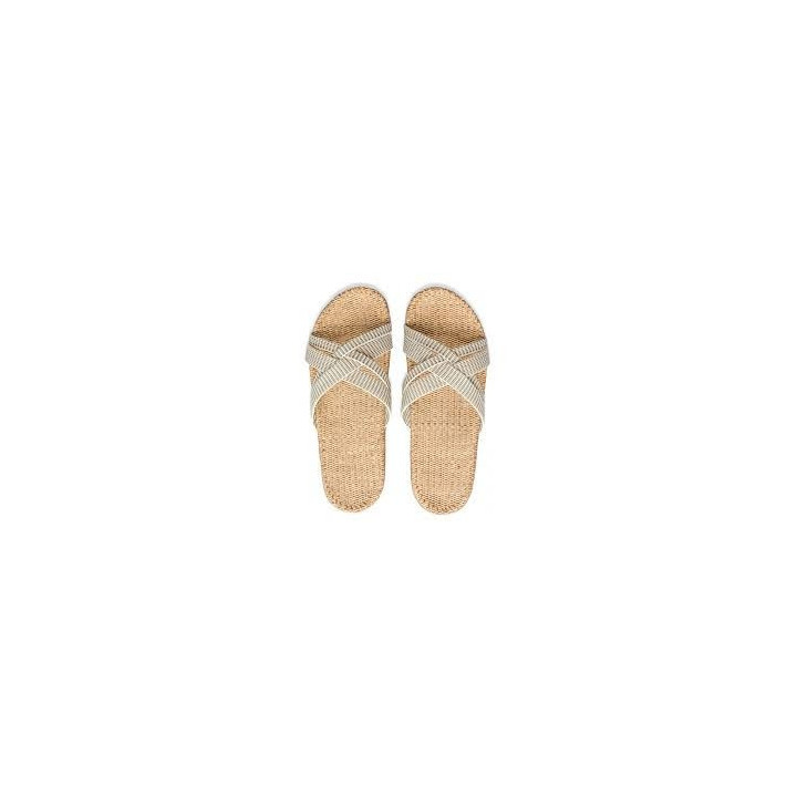 Shangies sandaler. Natur.