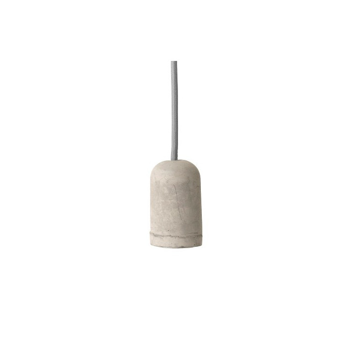 Loftslampe med stor pære.