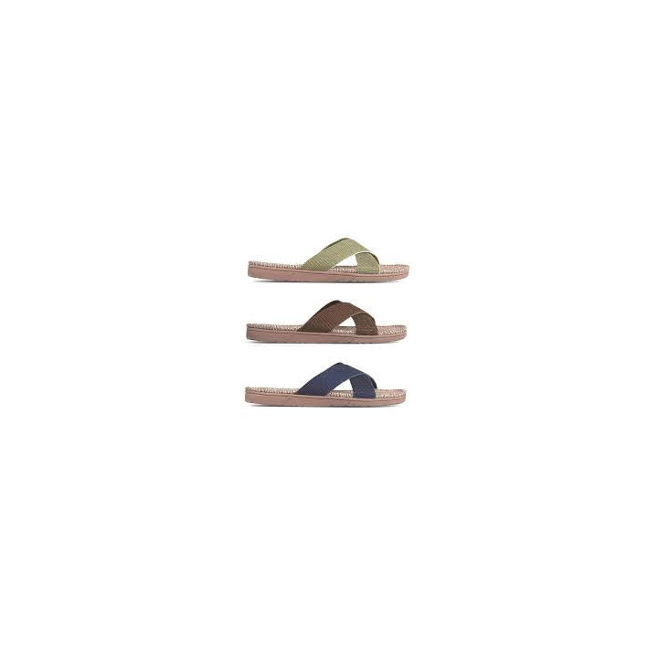 Shangies sandaler til mænd. Oliven. Unisex model.