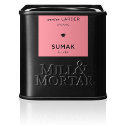 Mill og Mortar sumak. Økologisk.