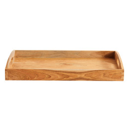 Serveringsbakke fra Muubs i teaktræ.