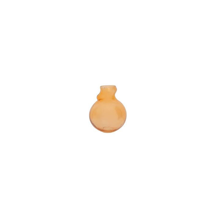 orange glasvase.