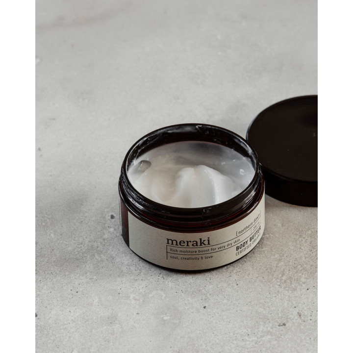 Meraki body creme med duften Northern Dawn.
