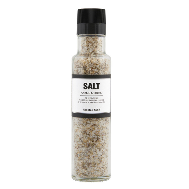 Nicolas Vahé salt med hvidløg og timian.