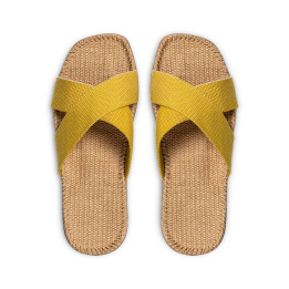 Skønne sandaler fra danske Shangies i de rene naturmaterialer.