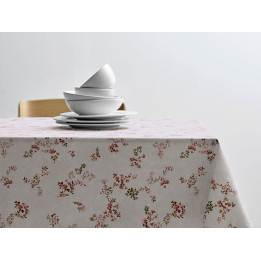 Blødt tekstil voksdug med blomster