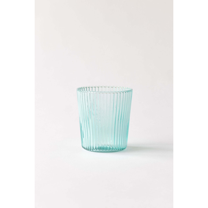 Paveau glas i farven Lucky turkis.