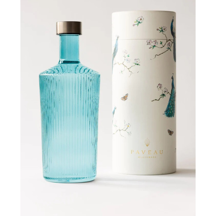 Paveau glas i farven Lucky turkis.