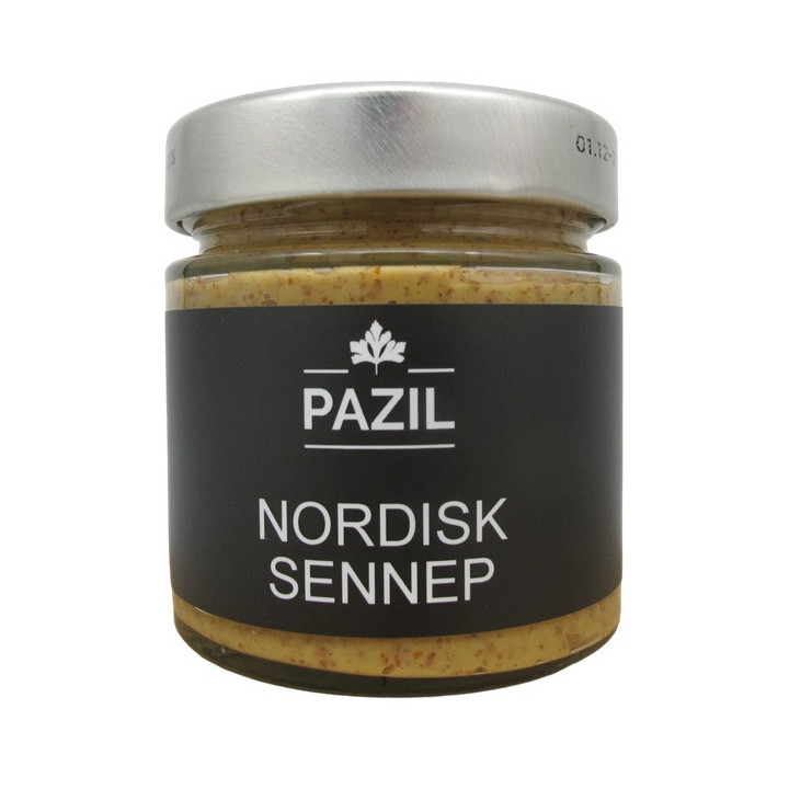 Nordisk sennep fra danske Pazil.