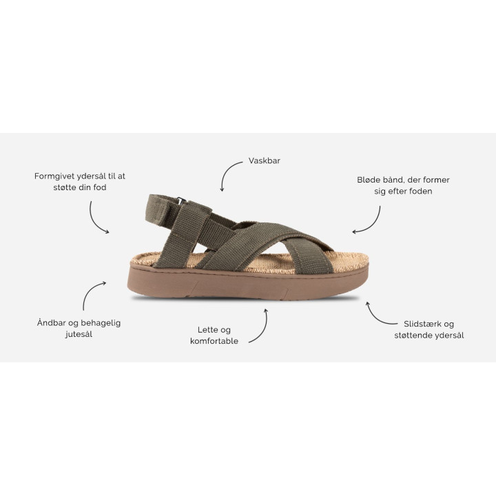 Shangies sandaler ny model tracking sandal.