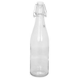Glasflaske med patentlåg i 3 størrelser.